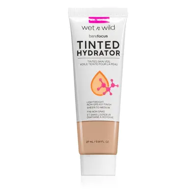 Wet n Wild Bare Focus Tinted Hydrator tónovaný fluid pro sjednocení pleti odstín Light 27 ml