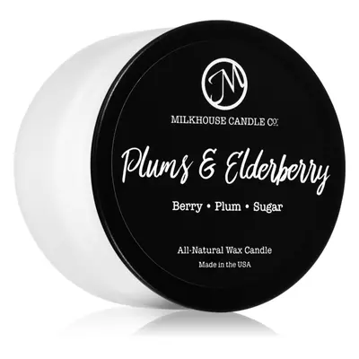 Milkhouse Candle Co. Creamery Plums & Elderberry vonná svíčka Treveler Tin 106 g