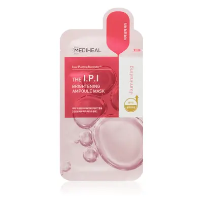 MEDIHEAL Ampoule Mask The I.P.I rozjasňující plátýnková maska s vyživujícím účinkem 27 ml