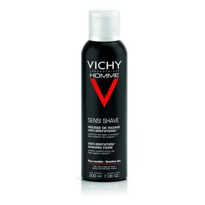 Vichy Homme Anti-Irritation pěna na holení pro citlivou a podrážděnou pleť 200 ml