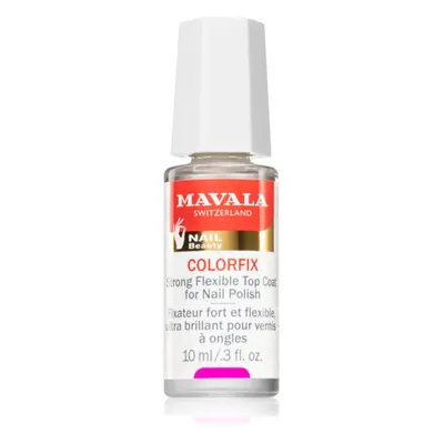 Mavala Nail Beauty Colorfix vrchní lak na nehty pro dokonalou ochranu a intenzivní lesk 10 ml