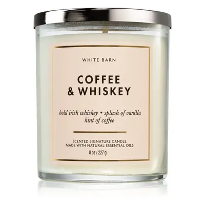 Bath & Body Works Coffee & Whiskey vonná svíčka 227 g