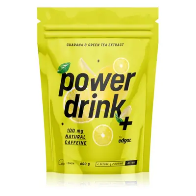 Edgar Power Drink + podpora sportovního výkonu s kofeinem příchuť Lemon 600 g