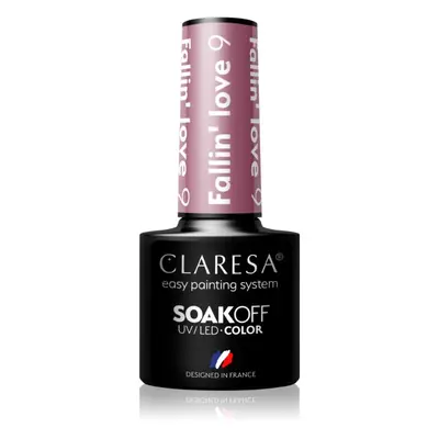 Claresa SoakOff UV/LED Color Fallin' Love gelový lak na nehty odstín 9 5 g