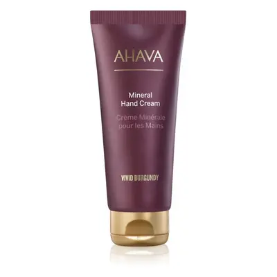 AHAVA Vivid Burgundy hydratační krém na ruce s minerály z Mrtvého moře 100 ml