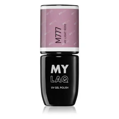 MYLAQ UV Gel Polish gelový lak na nehty odstín My Light Rose 5 ml