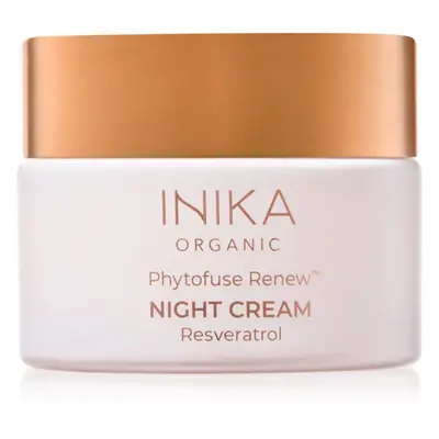 INIKA Organic Phytofuse Renew Rich Night Cream antioxidační noční krém s probiotiky 50 ml