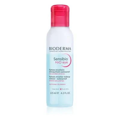 Bioderma Sensibio H2O eye dvoufázová micelární voda pro oči a rty 125 ml