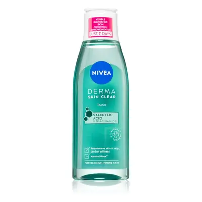 Nivea Derma Skin Clear čisticí pleťová voda 200 ml