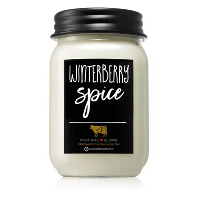 Milkhouse Candle Co. Farmhouse Winterberry Spice vonná svíčka 369 g