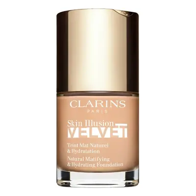 Clarins Skin Illusion Velvet tekutý make-up s matným finišem s vyživujícím účinkem odstín 102.5C