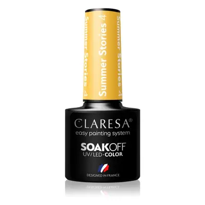 Claresa SoakOff UV/LED Color Summer Stories gelový lak na nehty odstín 4 5 g