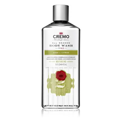 Cremo Sage and Citrus Body Wash čisticí sprchový gel pro muže 475 ml