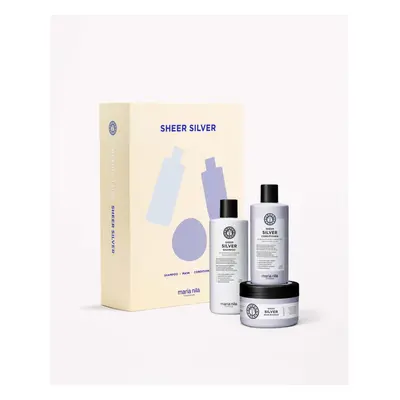 Maria Nila Sheer Silver Holiday Box dárková sada pro blond a šedivé vlasy