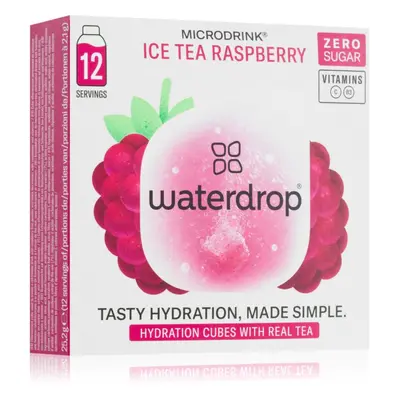 Waterdrop Microdrink Ice Tea nápoj s vitamínem C a B3 příchuť Raspberry 12 ks