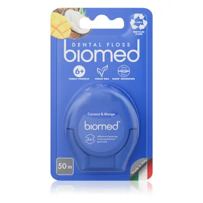 Biomed Dental Floss dentální nit Coconut and Mango 50 m