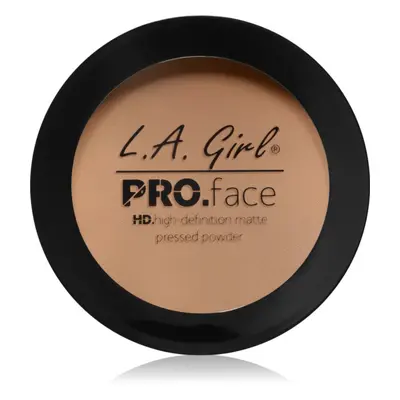 L.A. Girl Cosmetics PRO. Face HD kompaktní pudr s matným efektem odstín Nude Beige 7 g