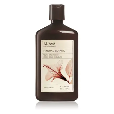 Ahava Mineral Botanic Hibiscus & Fig sametový sprchový krém ibišek a fík 500 ml