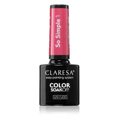 Claresa SoakOff UV/LED Color So Simple gelový lak na nehty odstín 1 5 g