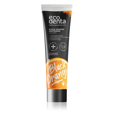 Ecodenta Expert Black Orange Whitening černá bělicí zubní pasta bez fluoridu příchuť Orange 100 