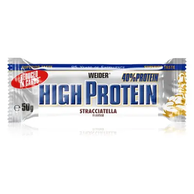 Weider High Protein proteinová tyčinka příchuť Stracciatella 50 g