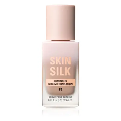 Makeup Revolution Skin Silk Serum Foundation lehký make-up s rozjasňujícím účinkem odstín F3 23 