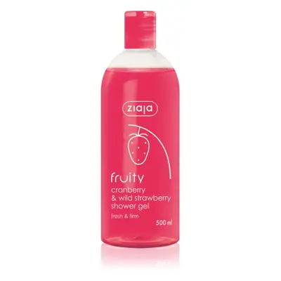 Ziaja Fruity Cranberry & Wild Strawberry hydratační sprchový gel 500 ml