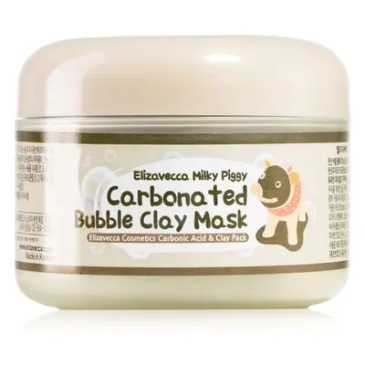 Elizavecca Milky Piggy Carbonated Bubble Clay Mask hloubkově čisticí pleťová maska pro problemat