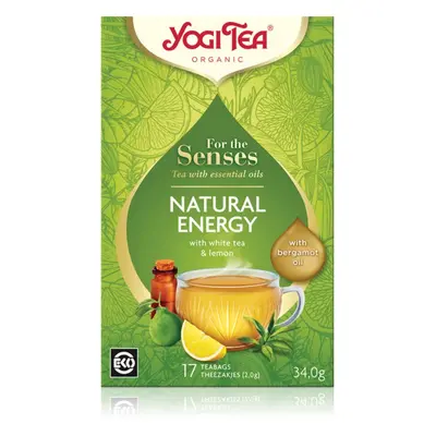 Yogi Tea For The Senses Natural Energy BIO porcovaný čaj 17x2 g