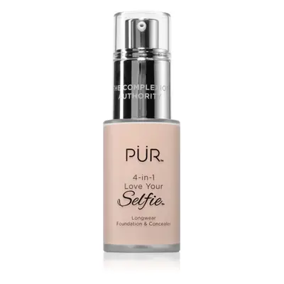 PÜR Cosmetics 4-in-1 Love Your Selfie make-up a korektor 2 v 1 odstín LN2 30 ml