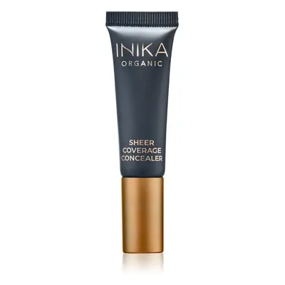 INIKA Organic Sheer Coverage krémový krycí korektor proti kruhům pod očima odstín Vanilla 10 ml