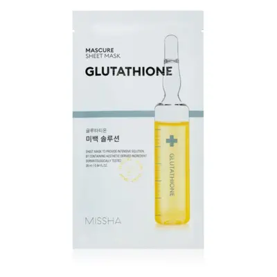 Missha Mascure Glutathione rozjasňující plátýnková maska 28 ml