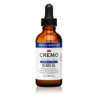 Cremo Cooling Beard Oil Citrus & Mint Leaf olej na vousy 30 ml