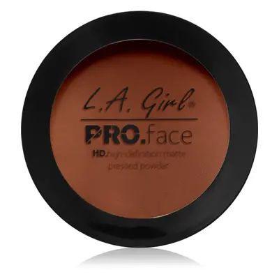 L.A. Girl Cosmetics PRO. Face HD kompaktní pudr s matným efektem odstín Chestnut 7 g