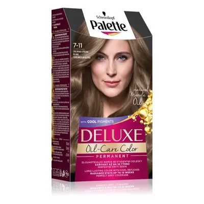 Schwarzkopf Palette Deluxe permanentní barva na vlasy odstín 7-11 Chladná střední blond 1 ks