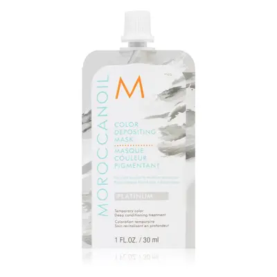 Moroccanoil Color Depositing jemná vyživující maska bez permanentních barevných pigmentů Platinu