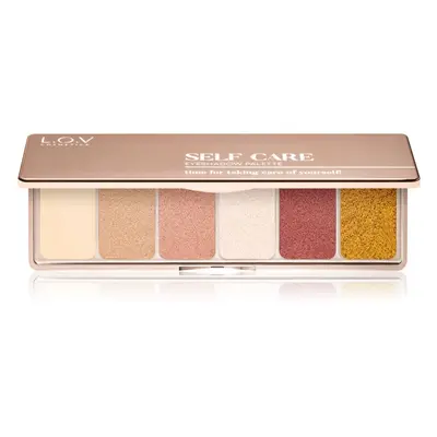 L.O.V. Eyeshadow Palette paletka očních stínů odstín Self Care 12 g