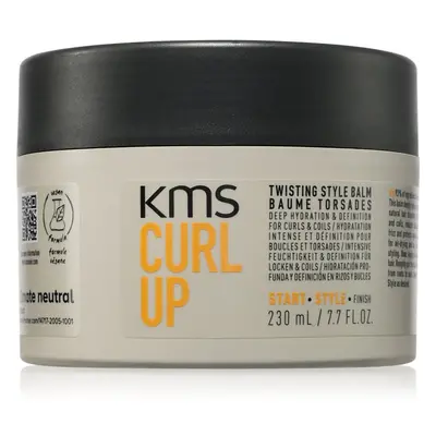 KMS Curl Up Twisting Style Balm stylingový krém pro vlnité a kudrnaté vlasy 230 ml