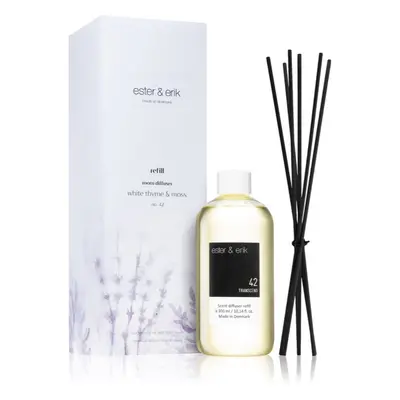 ester & erik room diffuser white thyme & moss (no. 42) náplň do aroma difuzérů 300 ml