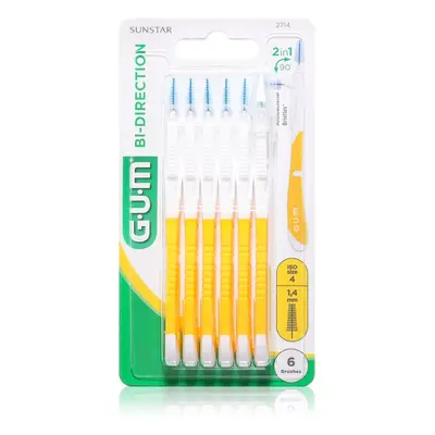 G.U.M Bi Direction Interdental Brush 2714 mezizubní kartáčky 1,4 mm 6 ks