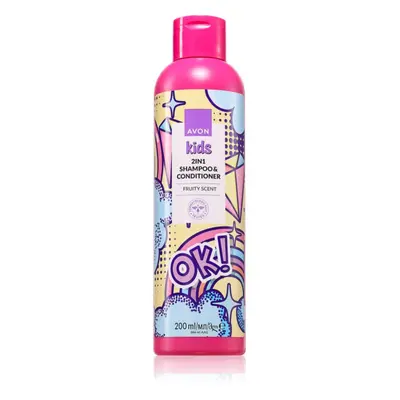 Avon Kids Fruit šampon a kondicionér 2 v 1 200 ml