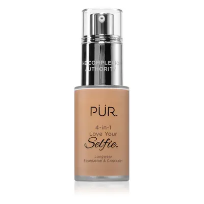 PÜR Cosmetics 4-in-1 Love Your Selfie make-up a korektor 2 v 1 odstín TP2 30 ml