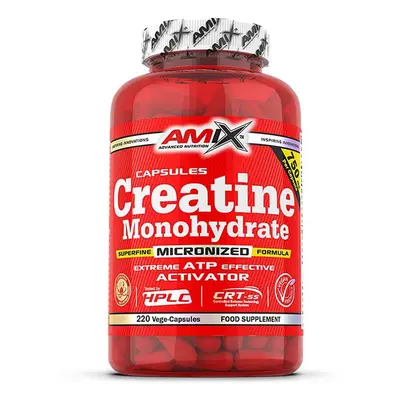 Amix Creatine Monohydrate podpora sportovního výkonu 220 cps