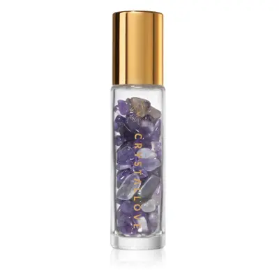 Crystallove Amethyst Oil Bottle roll-on s krystaly plnitelný 10 ml