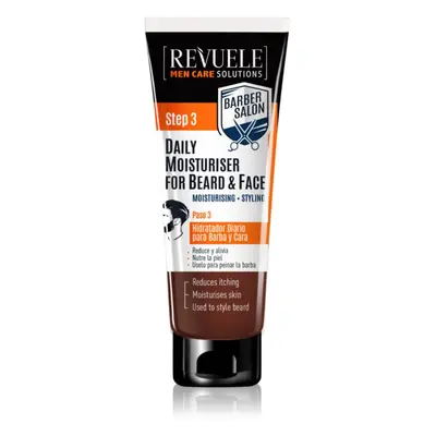 Revuele Men Care Solutions Barber Salon hydratační krém na obličej a vousy 80 ml