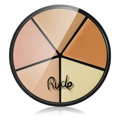 Rude Cosmetics Fabulous Concealer Wheel paleta korektorů odstín Light 7.5 g