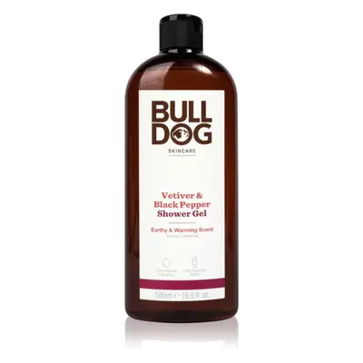 Bulldog Vetiver and Black Pepper sprchový gel pro muže 500 ml