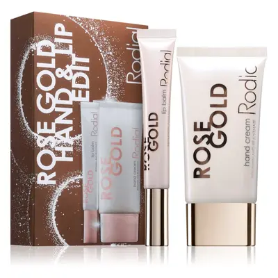 Rodial Rose Gold Hand & Lip Edit dárková sada