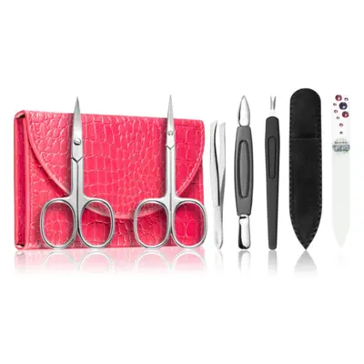 DuKaS Premium Line Solingen 214 manikúrní set + pouzdro Pink