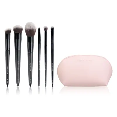 Brushworks Essentials Makeup Brush Set Complexion sada štětců s taštičkou